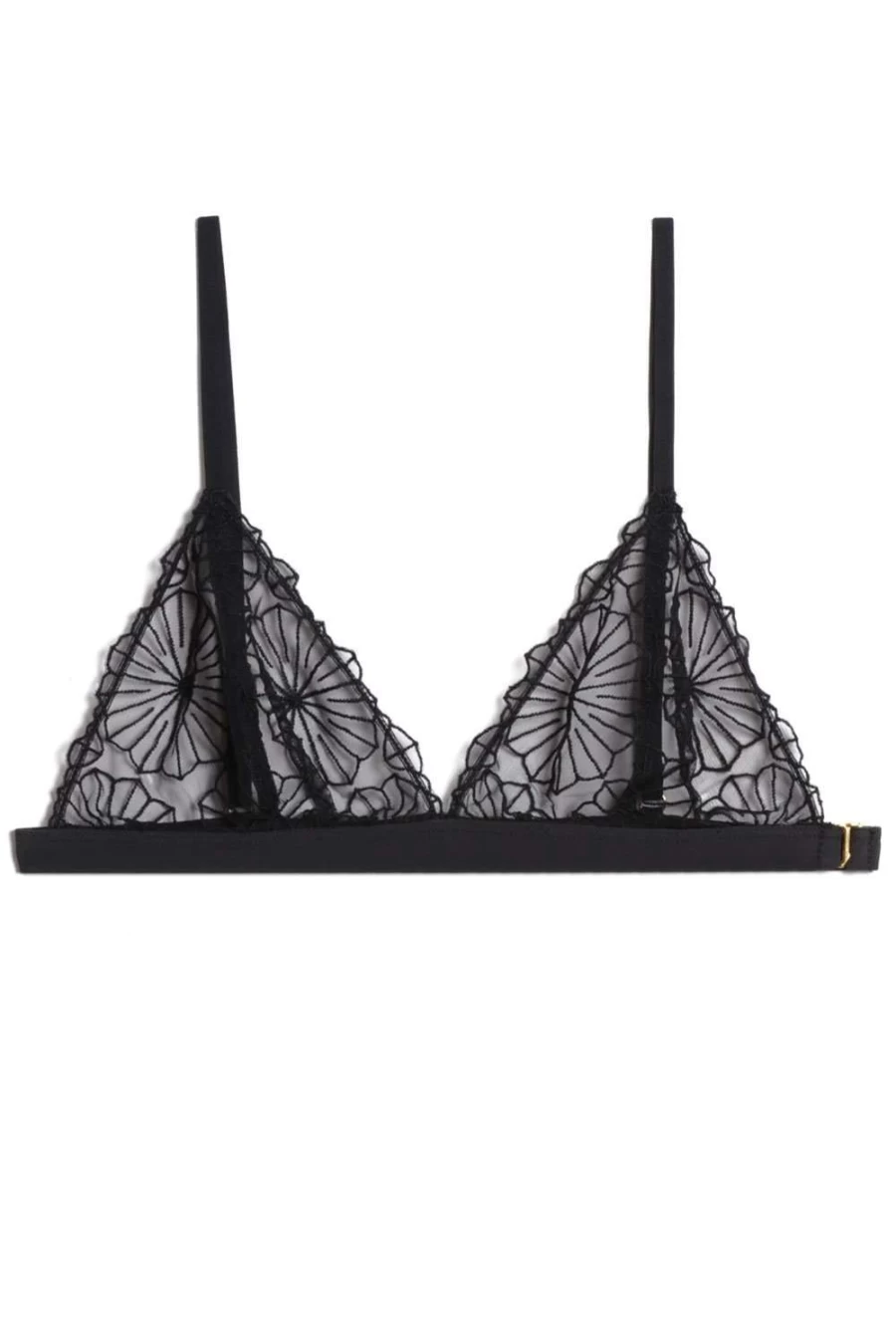 Icone Black Susana Triangle Bra - Sexy Lingerie Bralette for Women