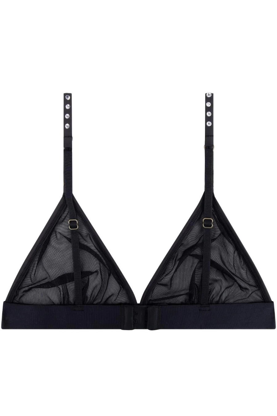 Love Stories Black Uma Unpadded Bralette - Comfortable Lace Bralette for Women