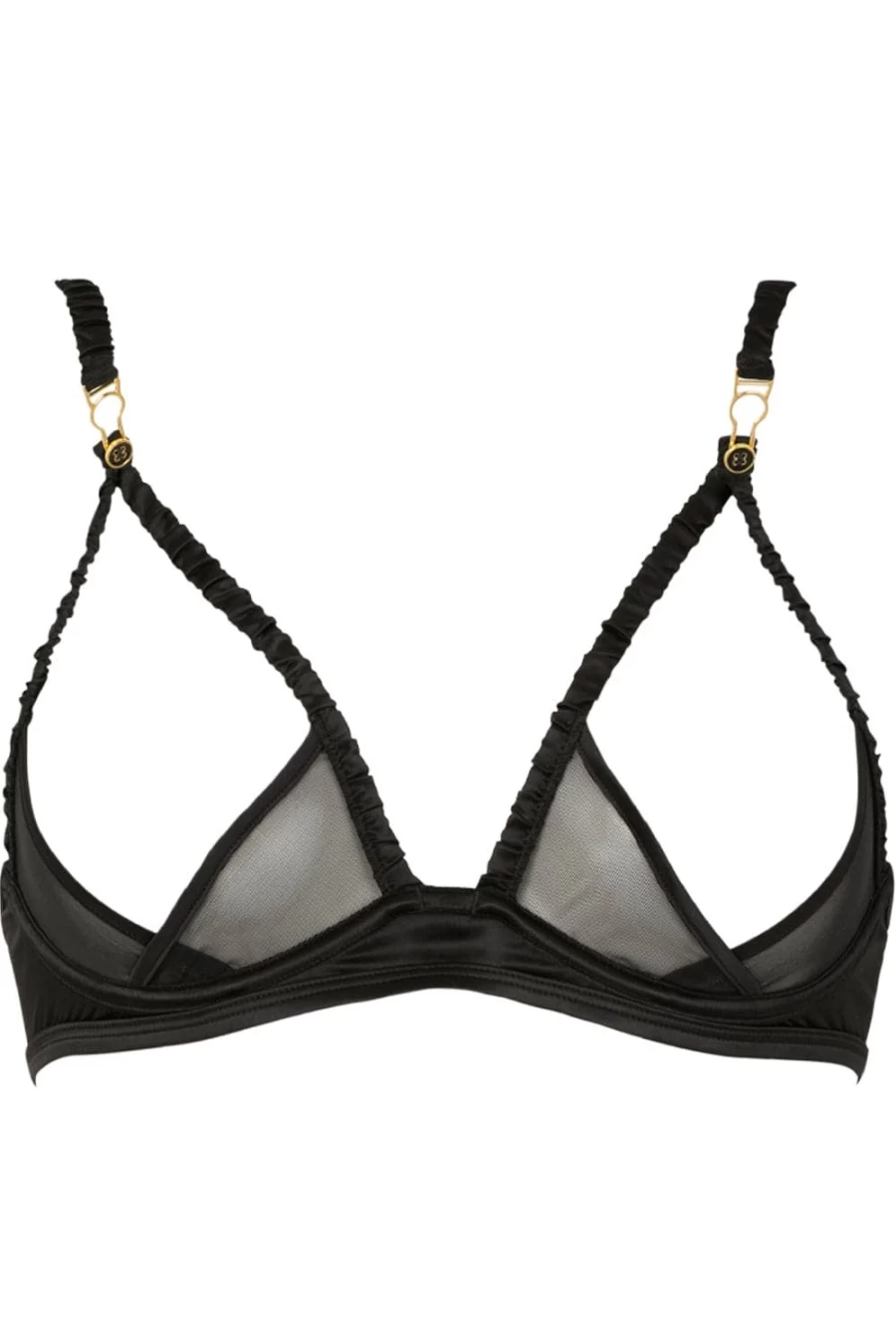 Atelier Amour Black Please Me Open Underwired Bra - Lingerie for Women