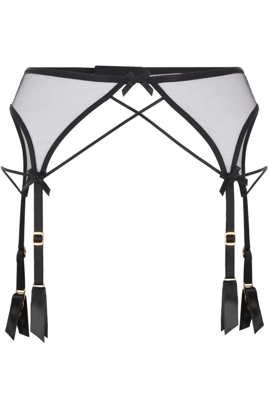 Agent Provocateur Black Zella Suspender - Stylish & Elegant Design