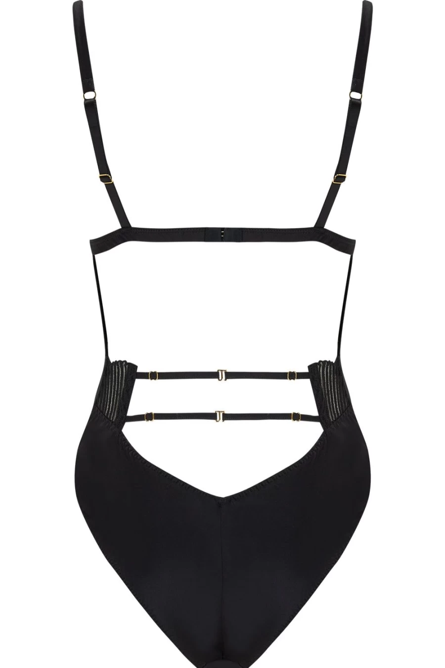 Coco de Mer Athena Brazilian Black Bodysuit - Lingerie & Lace Underwear