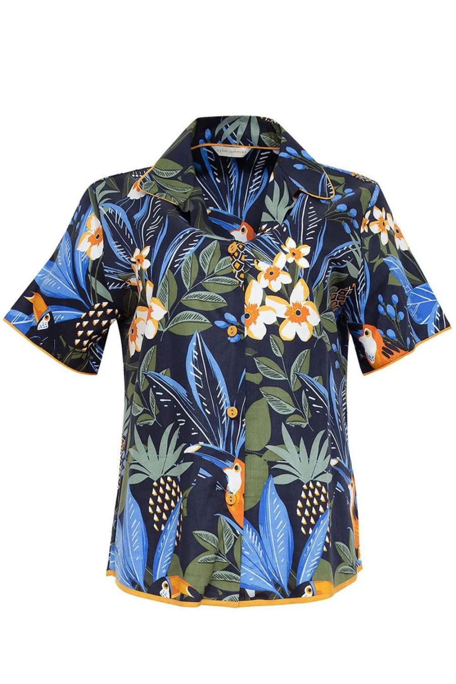 Cyberjammies Sierra Multi-Colored Short Sleeve Pyjama Top for Women