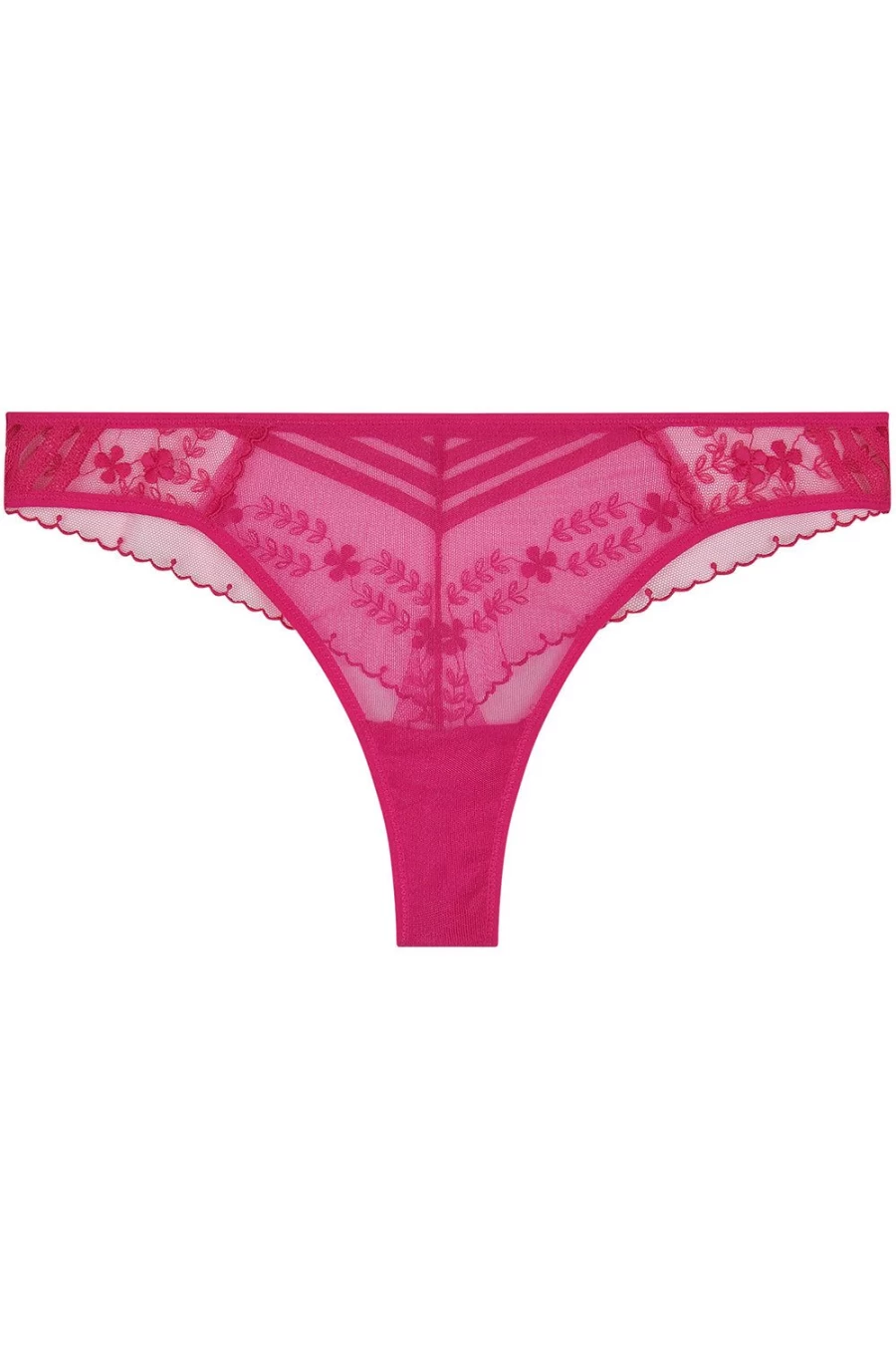 Simone Pérèle Marthe Tanga Thong in Soft Pink | Luxury French Lingerie