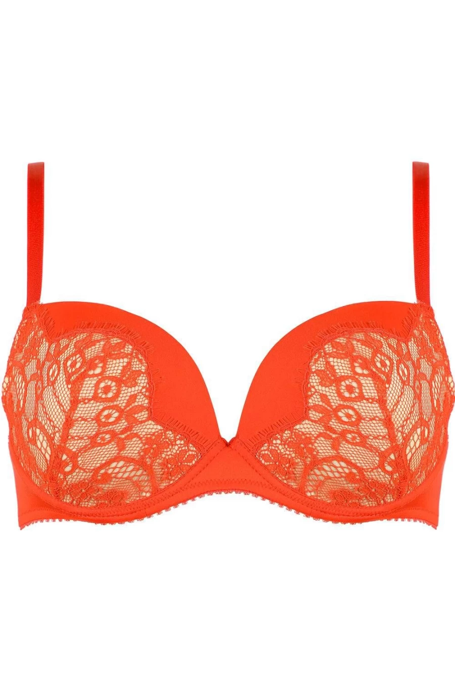 Jolidon Bright Red Padded Bra for B-C Cup | Comfortable & Stylish Lingerie