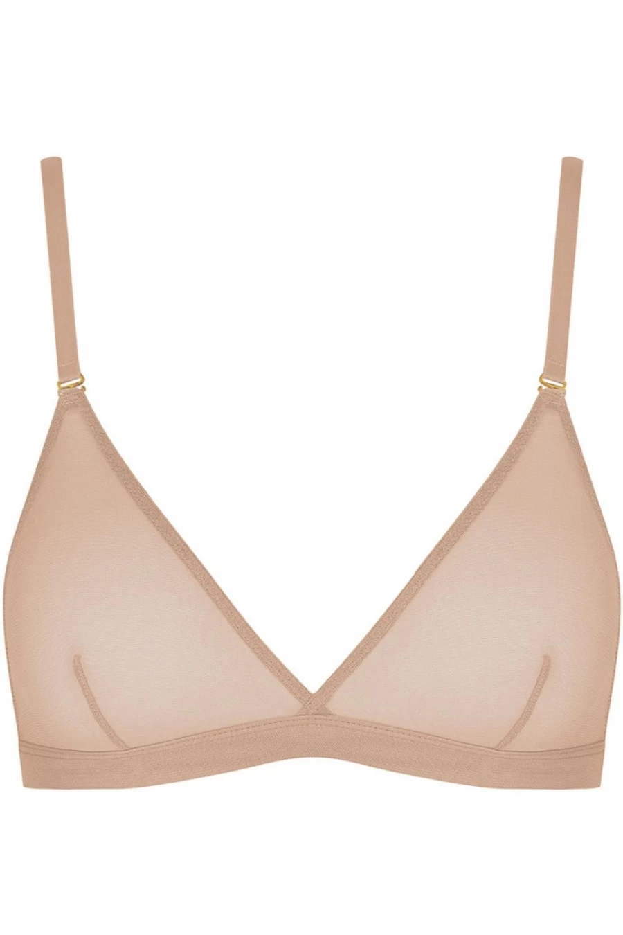 Maison Close Vanilla Nude & Neon Green Triangle Bra - Corps A Corps Lingerie