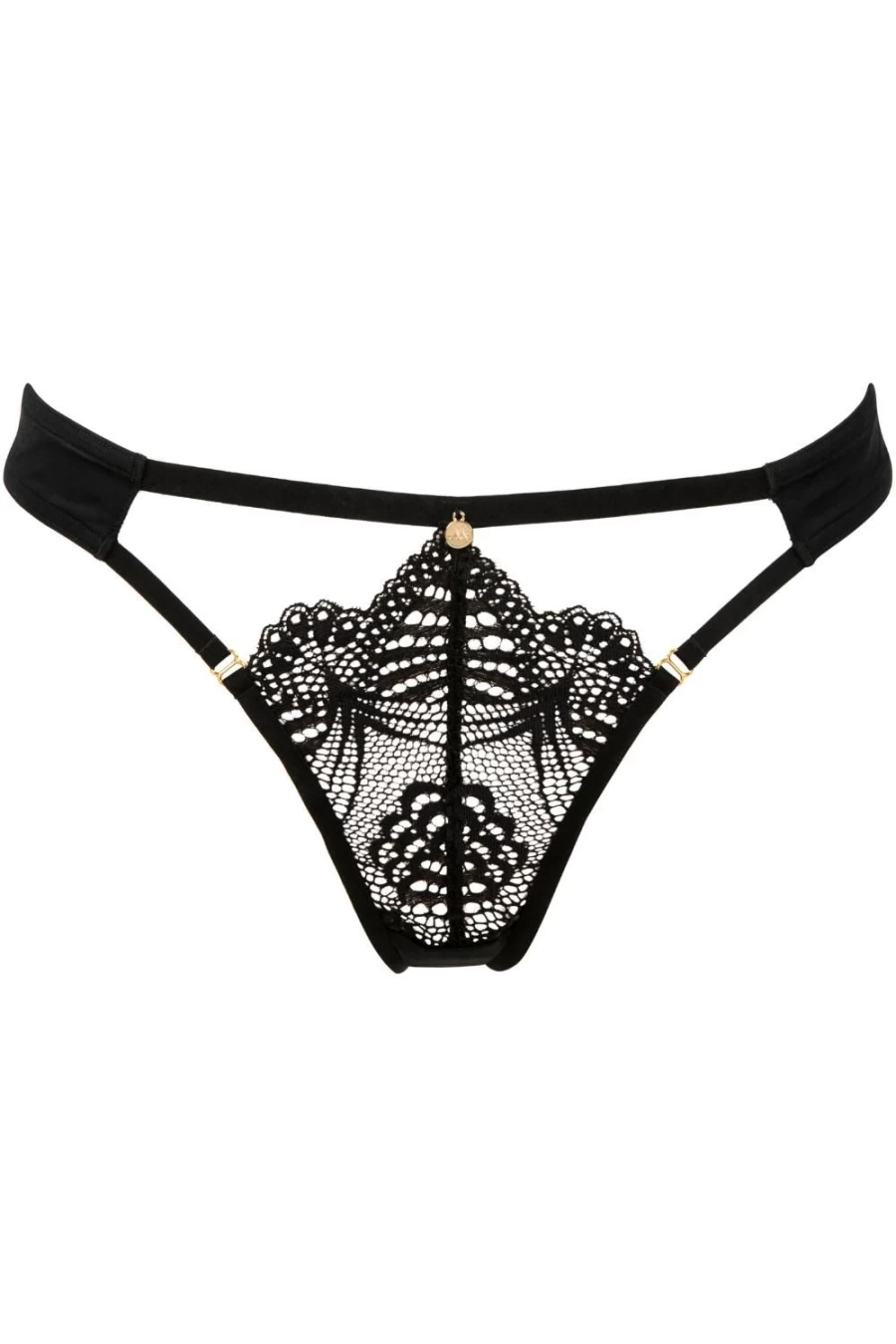 Atelier Amour Black Enlace Moi Tanga - Luxury Lingerie