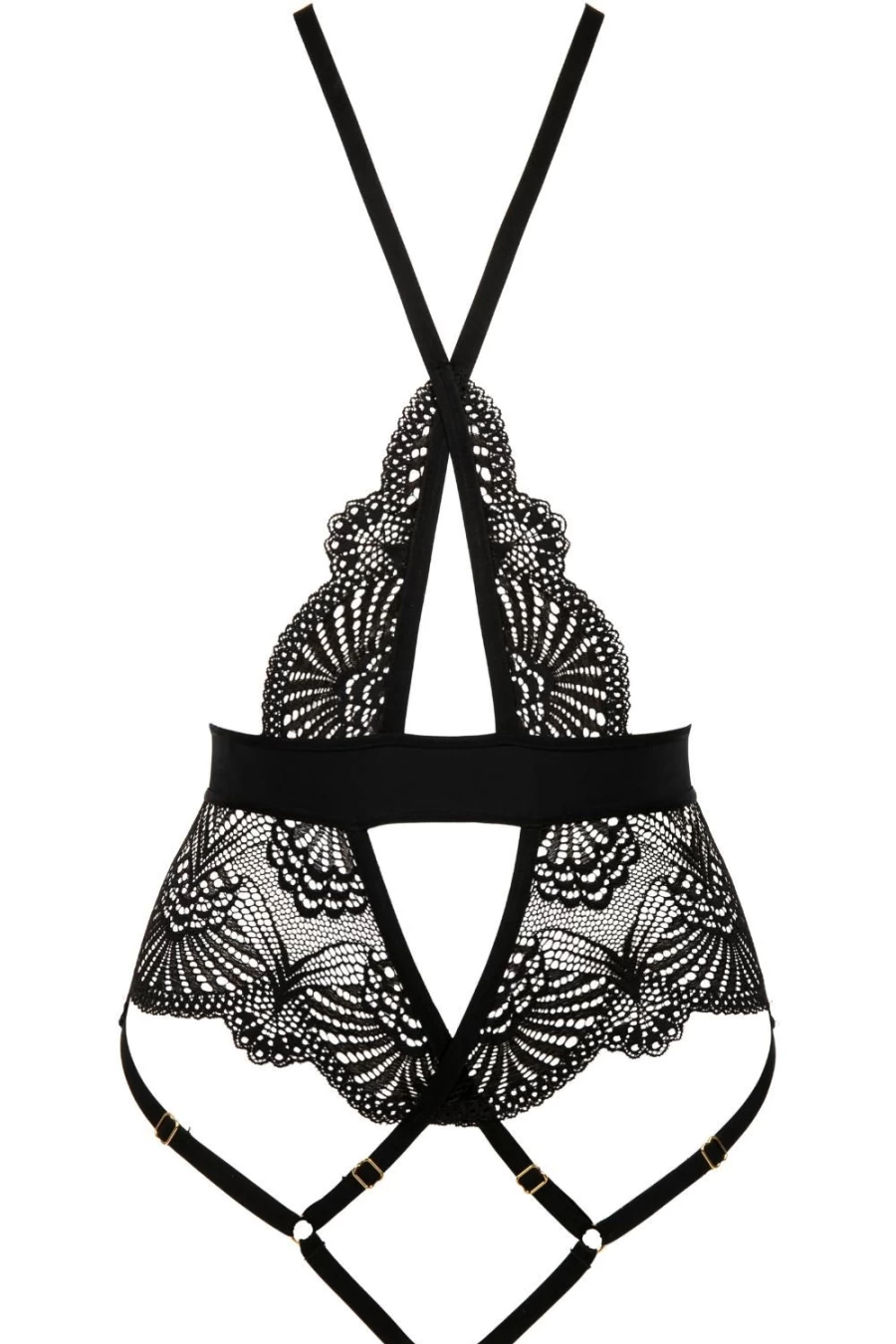 Atelier Amour Black Open Harness - Enlace Moi Style Bondage Gear for Adults