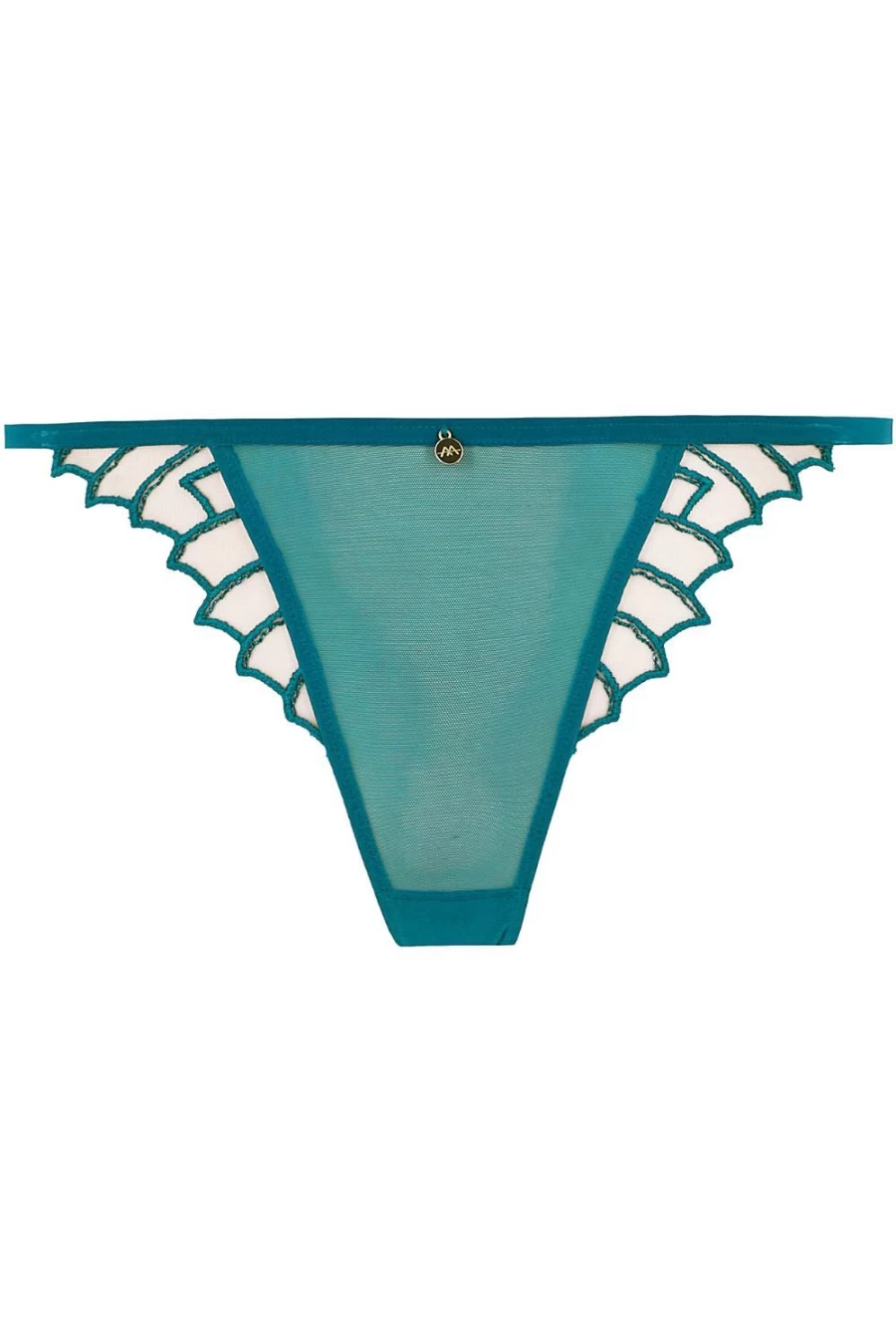 Atelier Amour Cosmic Dream Brief in Lagoon - Luxury Designer Swimwear