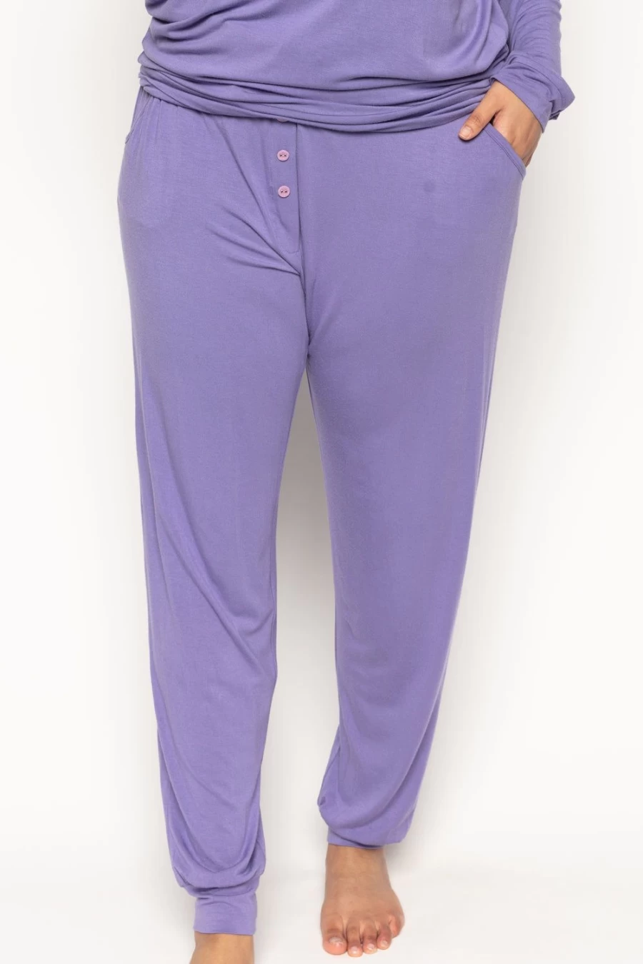 Cyberjammies Camila Jersey Pants for Women - Soft Lilac Lounge Pants