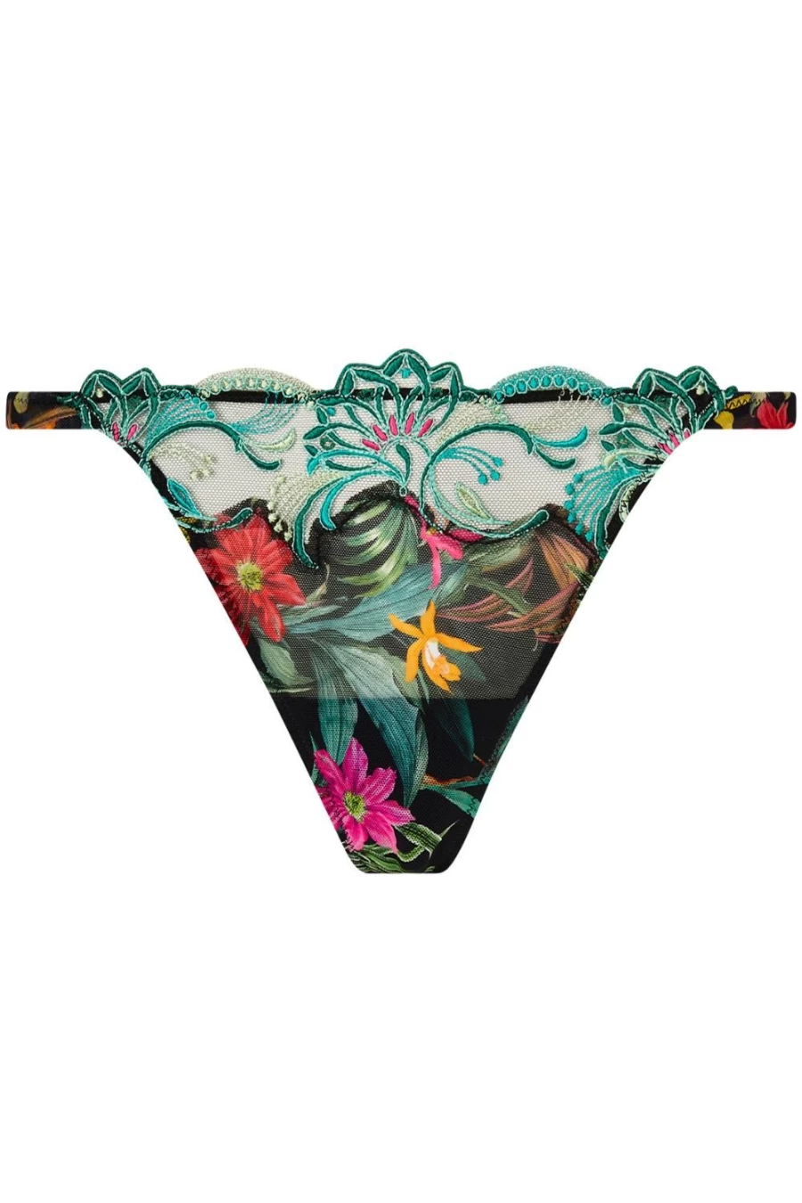 Lise Charmel Fleurs Etoiles Sexy Thong in Eclat Etoile - Luxury French Lingerie