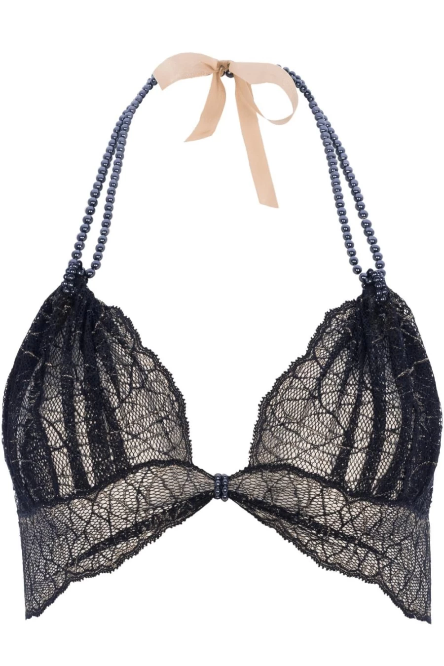 Bracli Sydney Black Pearl Underwire Bra - Elegant Lace Lingerie for Women