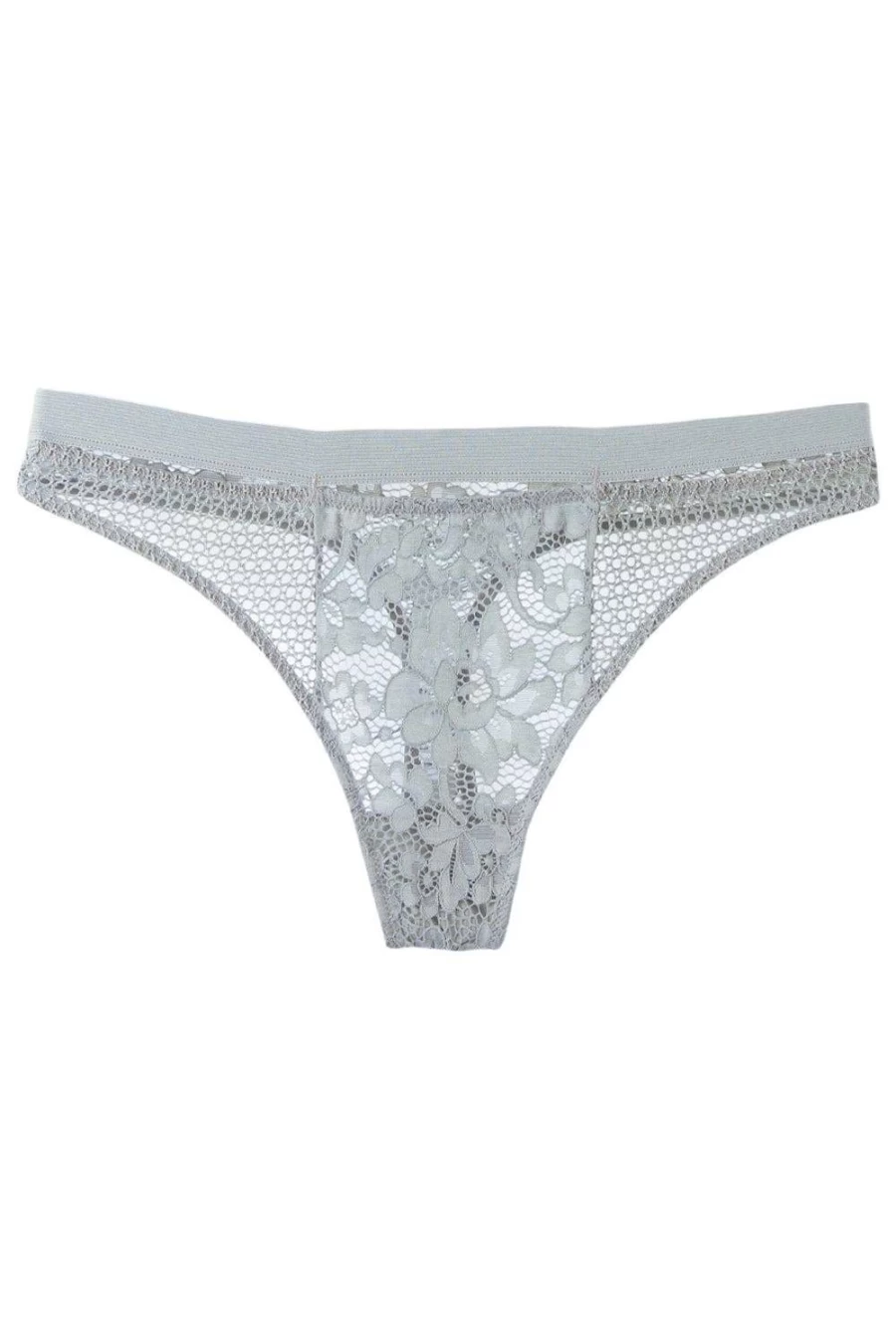 Else Women's Blue Mist Petunia Thong Underwear
