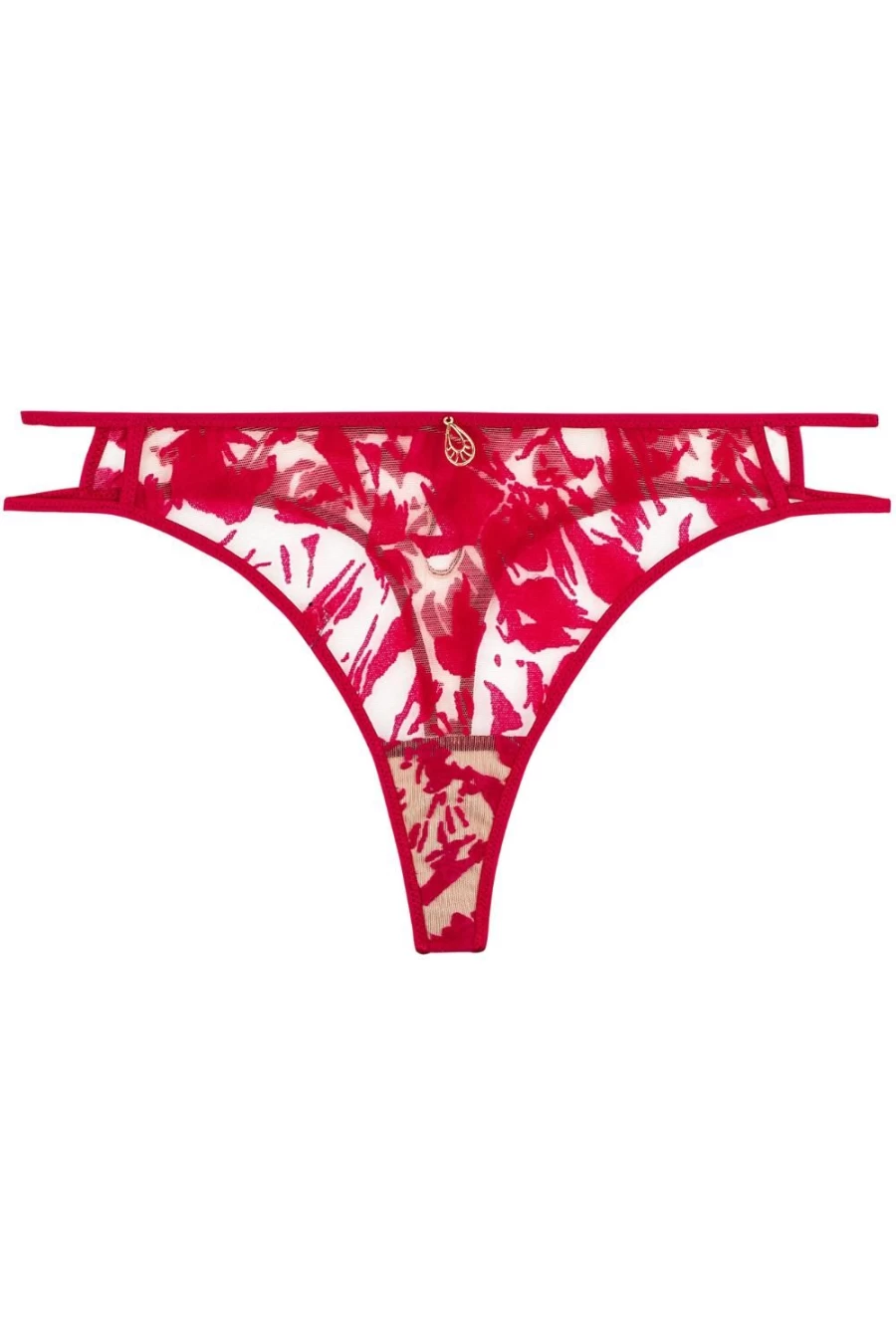 Aubade Wild Vibration Tanga Thong in Hot Pink - Sensual Lingerie for Women
